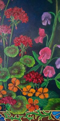 2023 Art Nouveau flowers 01a