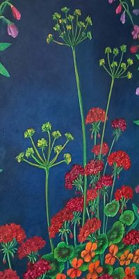 2023 Art Nouveau flowers 01c