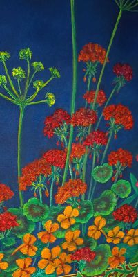 2023 Art Nouveau flowers 01d