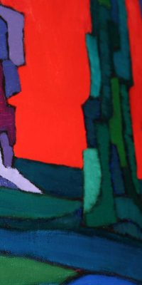 Abstract trees 1 50x100cm 003