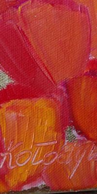 Abstract trees 2 40x60cm 002