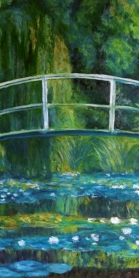Copy Claude Monet, Jjapanese Bridge 1a