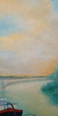 oil painting kew bridge london 5
