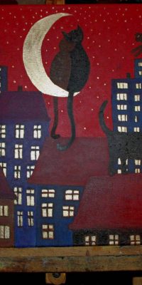 Painting for children Cats 60x80 cm 2010 01