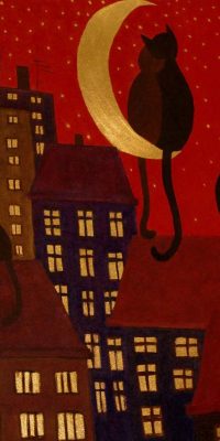 Painting for children Cats 60x80 cm 2010 02