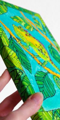 Painting for children Chameleon 20x30 cm 2016 01