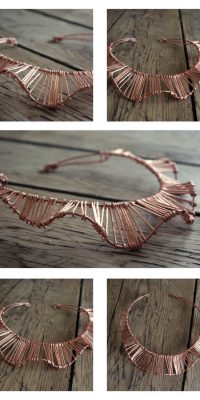 designer copper necklace 01a