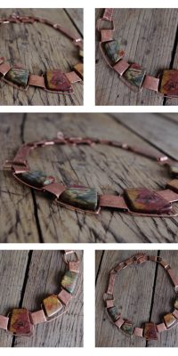 copper necklace with jasper Picasso 01a
