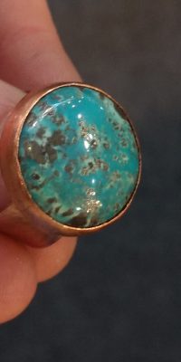 copper ring with turquoise 01a