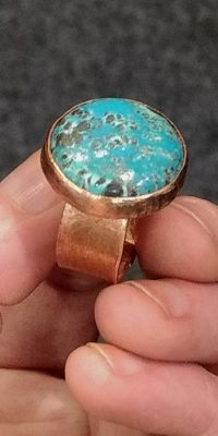 copper ring with turquoise 01b