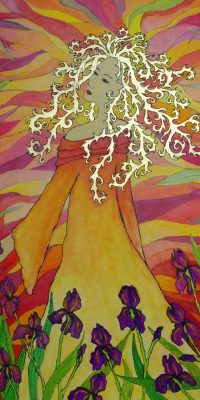 oil painting Mrs. Summer