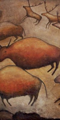 oil painting Primal Nostalgia 01a