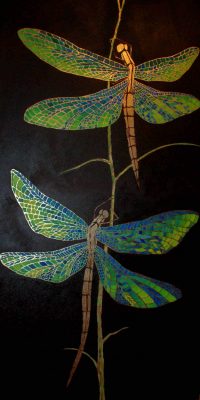 oil painting dragonfly 01a